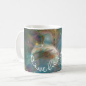 Mug Symbole infinité de "Live Laugh Love" mystique (Devant gauche)