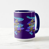 Mug SYMBOLE KANJI POUR LA Série LOVE (Devant droit)