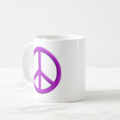 Mug SYMBOLE Lavande DE LA PAIX (Devant gauche)