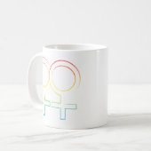 Mug symbole lesbien (Devant gauche)