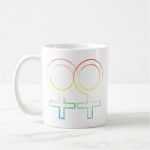 Mug symbole lesbien (Gauche)