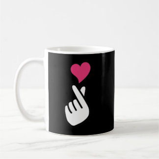 Mug Symbole main coréen du doigt KPOP Love Sarangha