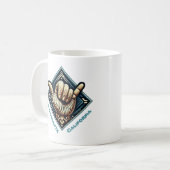 Mug Symbole main de surfeur (Devant gauche)