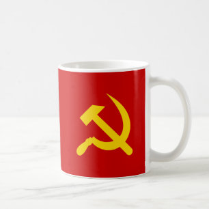Mug Symbole marteau russe et faucille de l'URSS commun