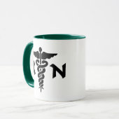 Mug Symbole Médicale de RN (Devant gauche)
