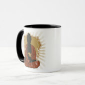 Mug Symbole méditant de Bouddha OM (Devant gauche)