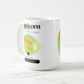 Mug Symbole moderne Zodiac Capricorne Citation Élément (Devant gauche)