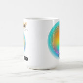 Mug Symbole moderne Zodiac Gemini Citation Air Element (Centre)