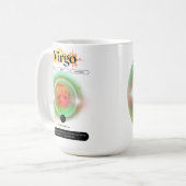 Mug Symbole moderne Zodiac Virgo Quote Élément Terre (Devant gauche)