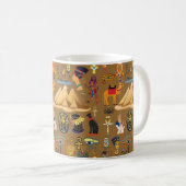Mug SYMBOLE motif D'HIÉROglyphE ANCIEN (Devant droit)