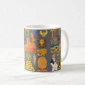 Mug Symbole motif Hiéroglyphe égyptien antique (Devant droit)