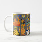 Mug Symbole motif Hiéroglyphe égyptien antique (Gauche)