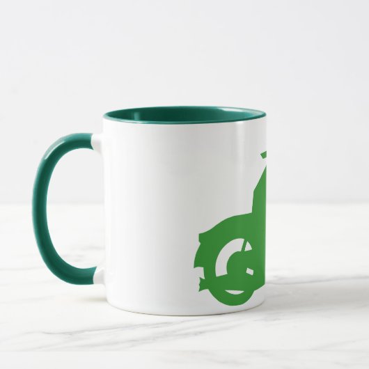 Mug Symbole moto vert (Gauche)