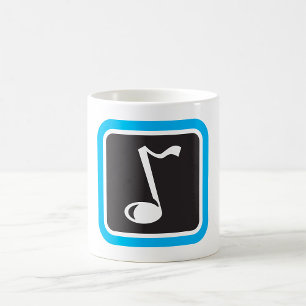 Mug Symbole musical minimaliste Gras