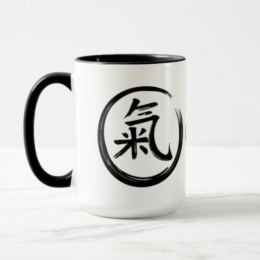 Mug Symbole noir QiGong (Gauche)