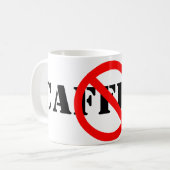 Mug Symbole "Non" personnalisable (Devant gauche)