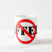 Mug Symbole "Non" personnalisable (Centre)