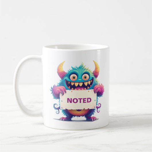 Mug Symbole Noté Funny Monster (Gauche)