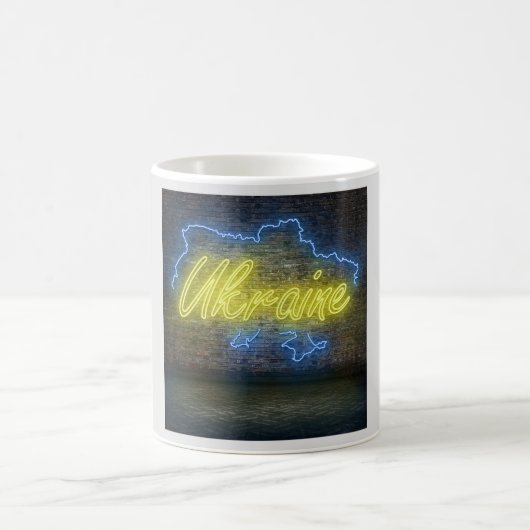 Mug SYMBOLE NOYON Drapeau Ukraine (Centre)