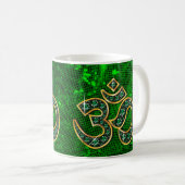 Mug Symbole Om avec la Coupe "Emerald Stones" (Devant droit)