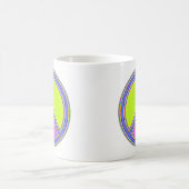 Mug Symbole PAIX avec des couleurs remplies (Centre)