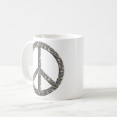 Mug Symbole PAIX - OR & ARGENT (Devant gauche)