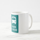 Mug Symbole Park and Ride (Devant droit)