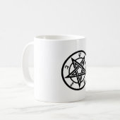Mug Symbole pentagramme classique (Devant gauche)