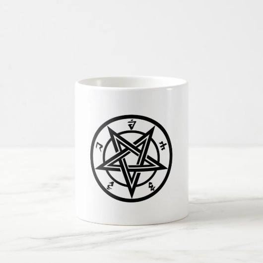 Mug Symbole pentagramme classique (Centre)