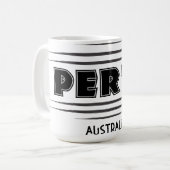 Mug Symbole Perth Australia City (Devant gauche)