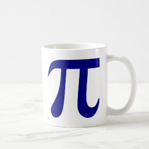 Mug Symbole Pi Bleu Marine