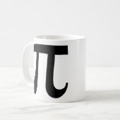 Mug Symbole "Pi" géant à gauche (Devant gauche)