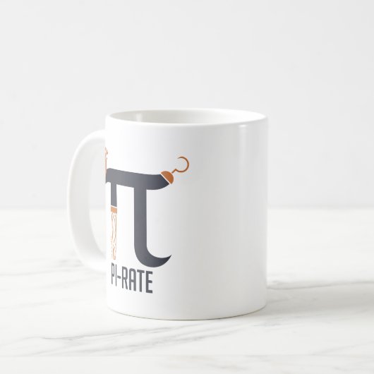 Mug SYMBOLE Pi-Rate (Devant gauche)