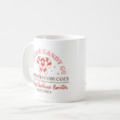 Mug Symbole Retro Vintage Christmas Candy (Devant gauche)