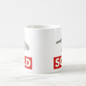 Mug Symbole Rouge Blanc Vendu (Centre)