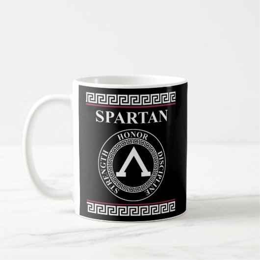 Mug Symbole Spartiate De La Grèce Antique (Gauche)
