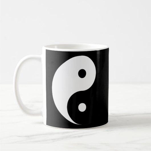 Mug Symbole Tai Chi Yin Yang Hippie équilibre de paix  (Gauche)