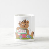 Mug Symbole Teddy Bear with Bow Holding Smile (Centre)