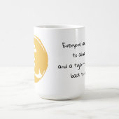 Mug Symbole tigre : "Tiger vous ramène à la réalité" (Centre)