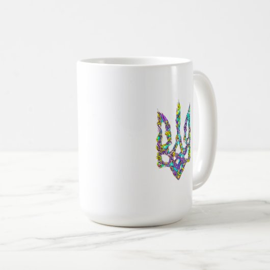 Mug Symbole ukrainien trident (Devant droit)