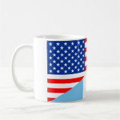 Mug symbole usa guatemala country half flag america (Gauche)