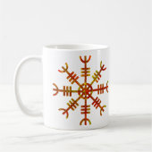 Mug Symbole Viking Helm De Awe Norse (Gauche)