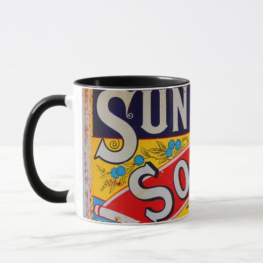 Mug SYMBOLE vintage DE SOIN Sunlight (Gauche)
