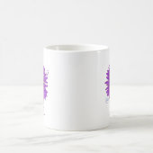 Mug Symbole Virgo Zodiac avec Musique d'Aster Violet (Centre)