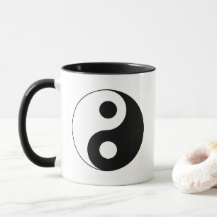 Mug Symbole Yin et Yang blanc et noir
