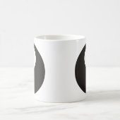 Mug Symbole Yin Yang - tatouage solide (Centre)