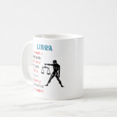 Mug Symbole ziodiaque Libra Horoscope (Devant gauche)