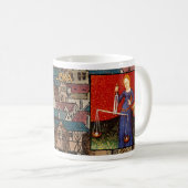 Mug SYMBOLE Zodiaque ANCIEN DE LA Libra Astrologie Cof (Devant droit)