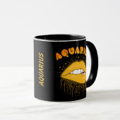 Mug SYMBOLE Zodiaque Aquarius (Devant droit)