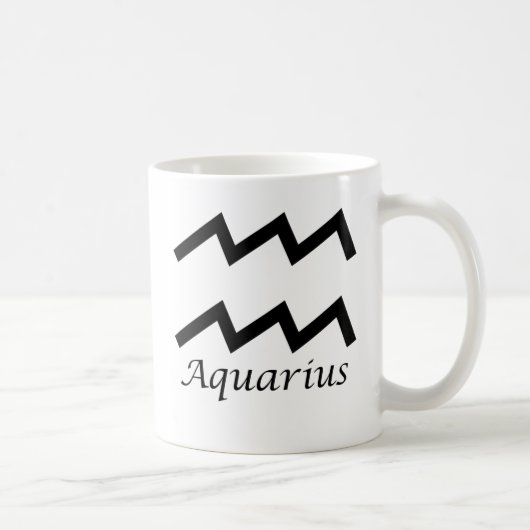 Mug Symbole zodiaque "Aquarius" (Droite)